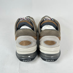 Gucci Gray/Brown Interlocking G Runners Size GG 8.5