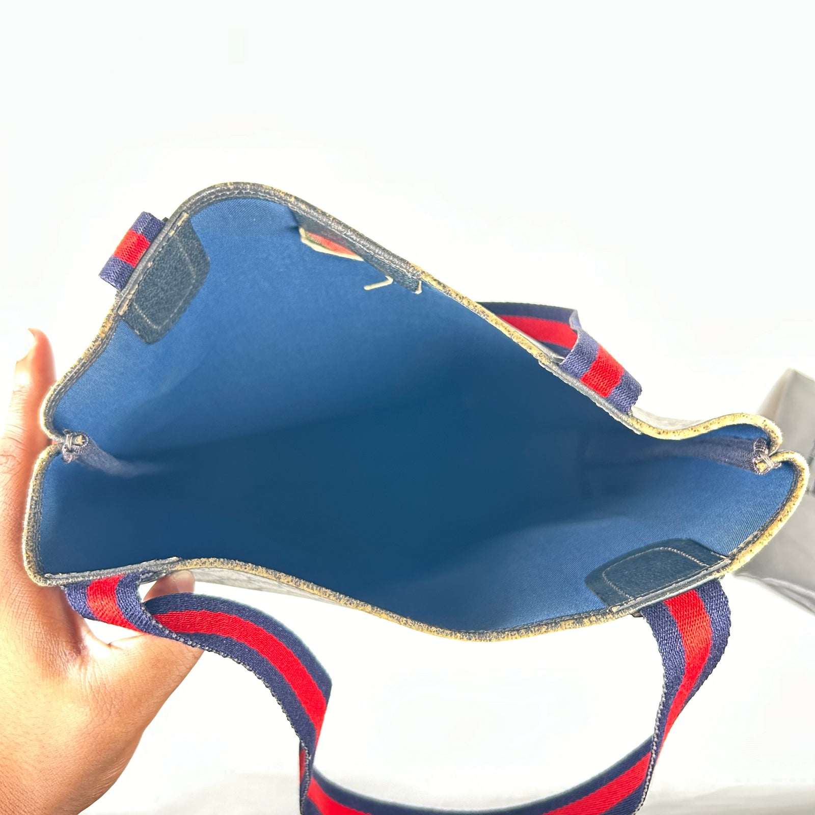 Gucci GG Sherry PVC Leather Tote Bag