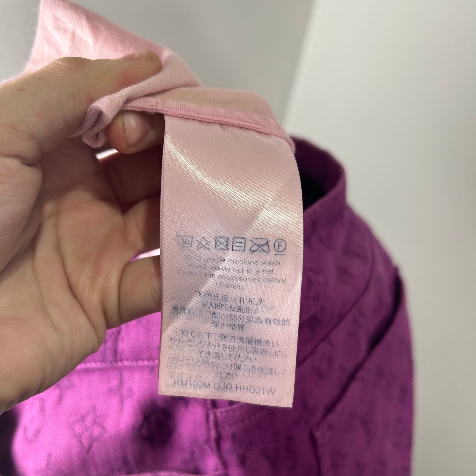 Louis Vuitton Purple Monogram Jeans Size 34