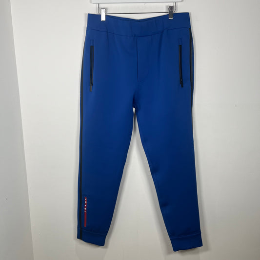 Prada Blue Nylon Pants Size XL