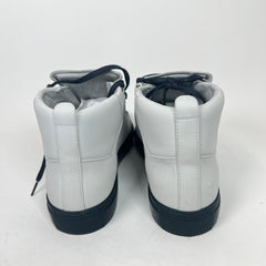 Balenciaga White/Navy High-Top Arena Sneaker Size 44