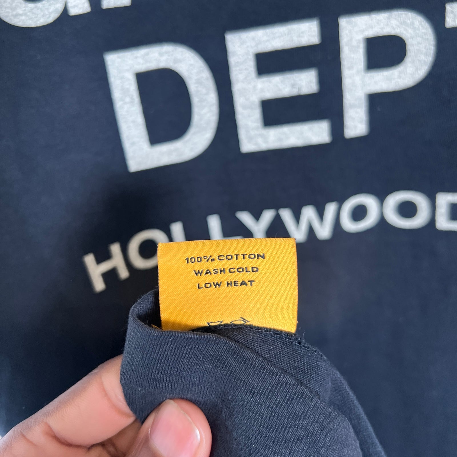Gallery Dept Navy Souvenir Logo T-Shirt Size M