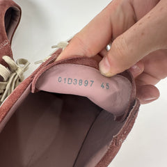 Rick Owens Vintage Dusty Pink Low Top Size 45