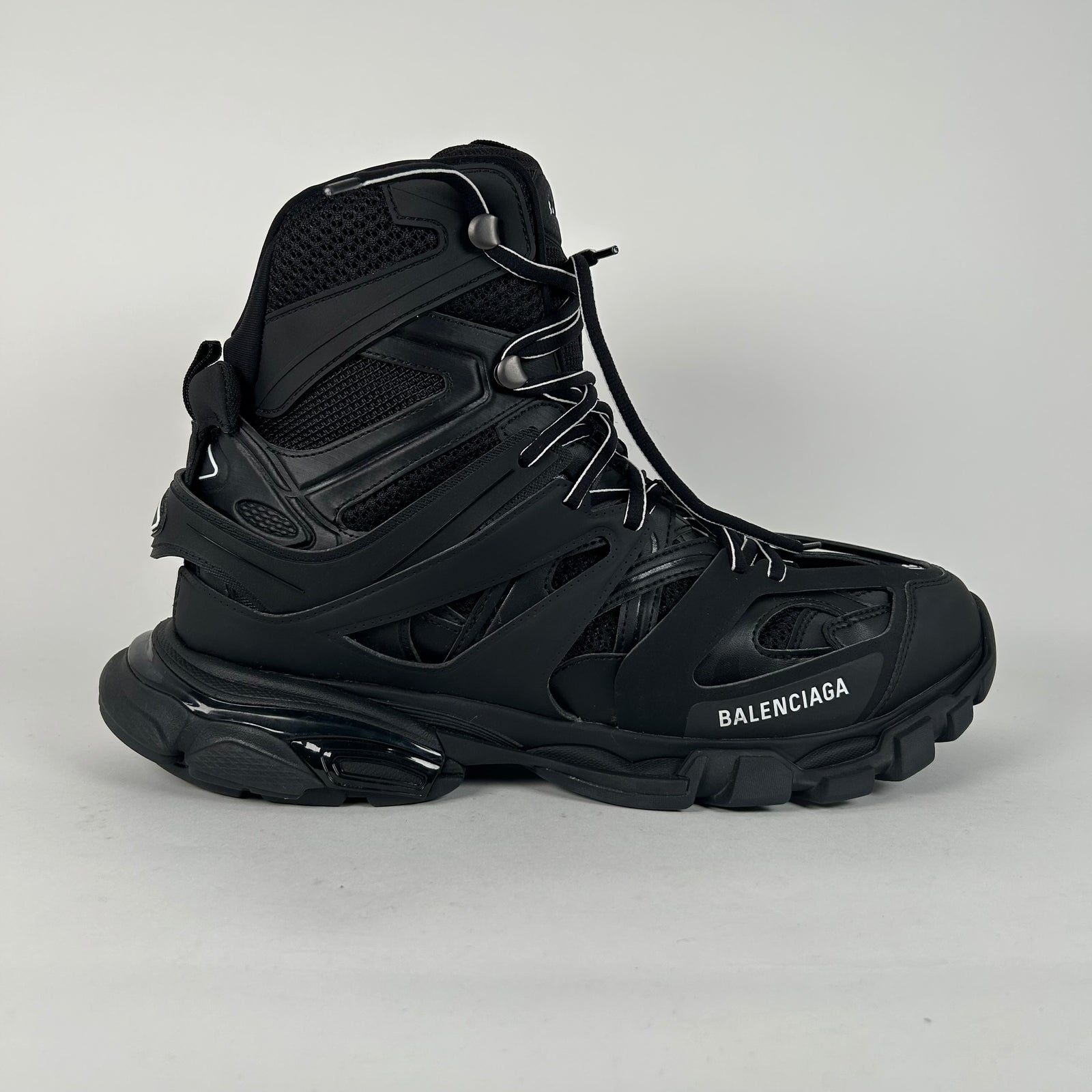 Balenciaga Track Hike Black High Top Size 12
