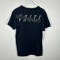 Off-White Mirror Skull Black T-Shirt Size L
