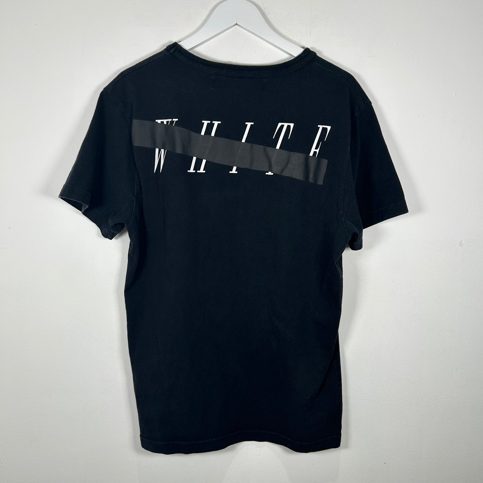Off-White Mirror Skull Black T-Shirt Size L