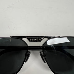 Prada Black Polarized Square Sunglasses
