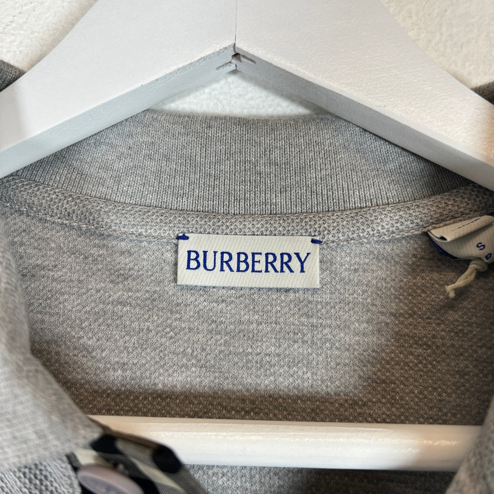 Burberry Grey Polo Size Size S