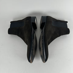Saint Laurent Chocolate Suede Chelsea Boot Size 43