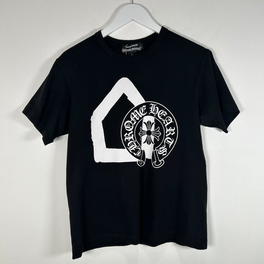 CDG x DSM x Chrome Hearts Black Graphic T-Shirt Size M