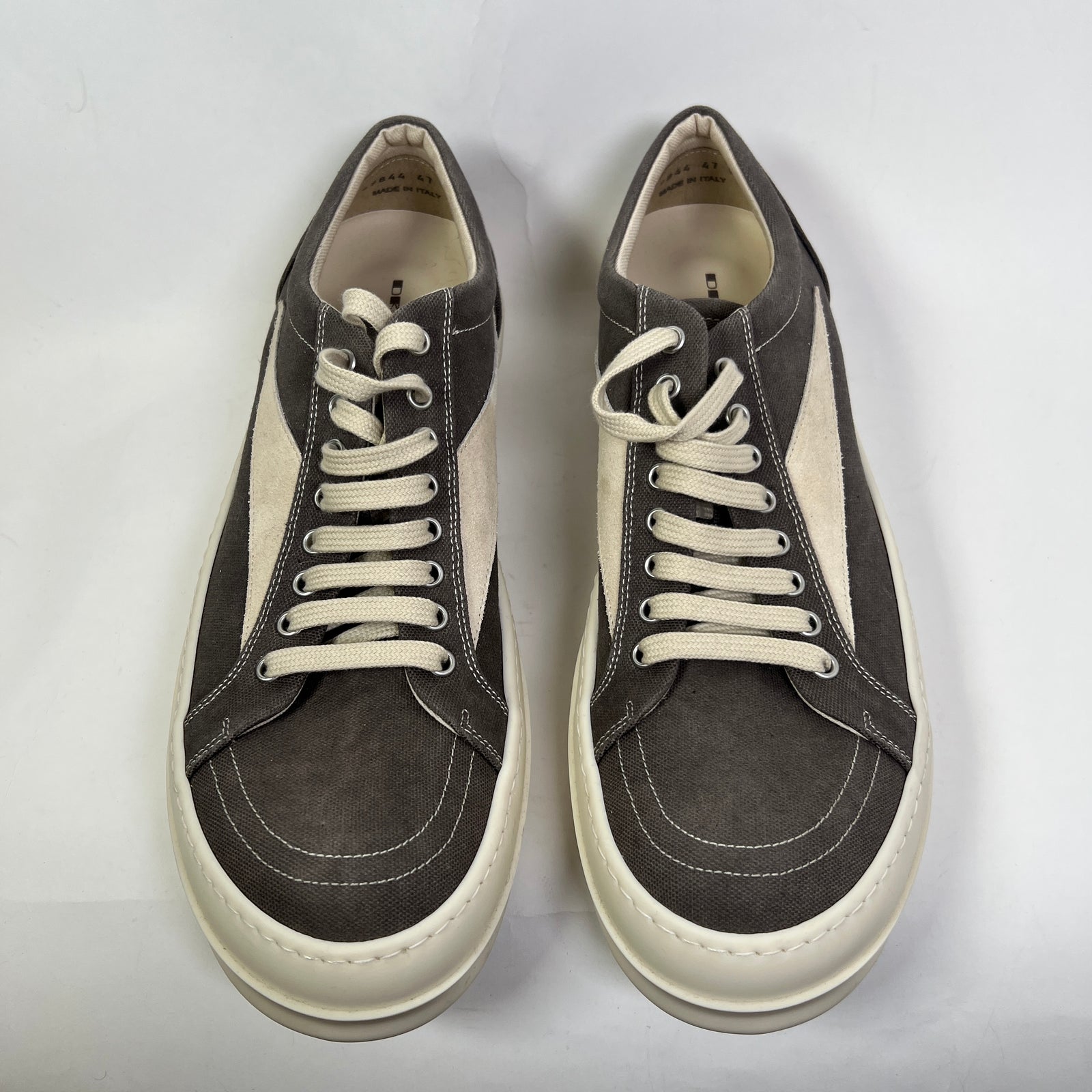 Rick Owens Grey Vintage Low Top Size 47