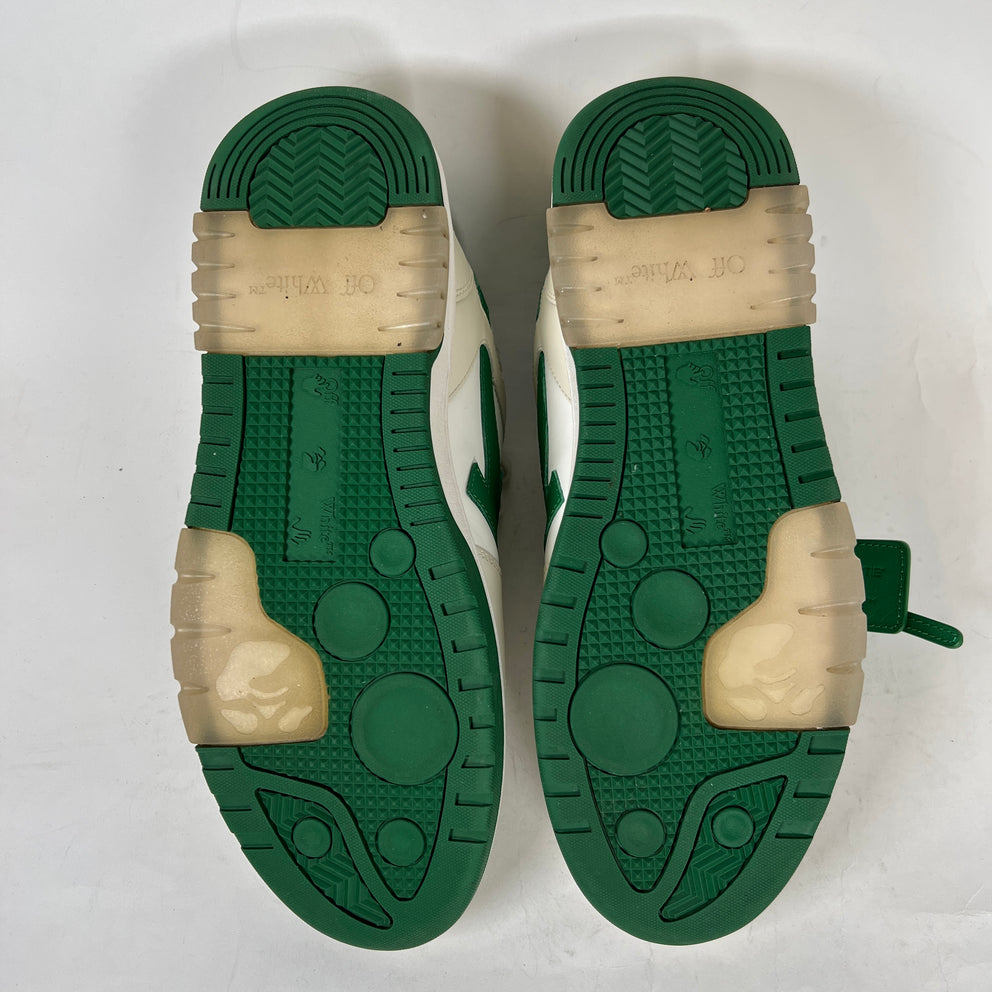 Off White Green/White Out The Office Sneakers Size 11