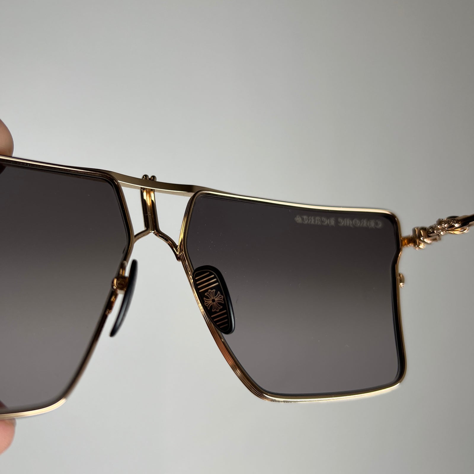 Chrome Hearts Gold ‘Nipply’ Aviator Sunglasses