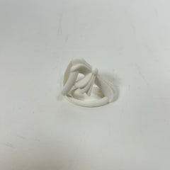 Chrome Hearts White Silicone Infinity Ring