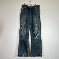 Balenciaga SS23 Mud Wash Baggy Denim Jeans