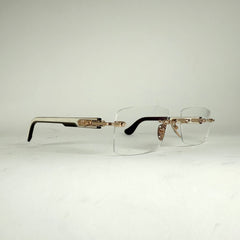 Chrome Hearts White / 18k Gold Deep 2 Glasses