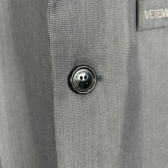 Vetements Logo Oversized Suit Jacket Size XS