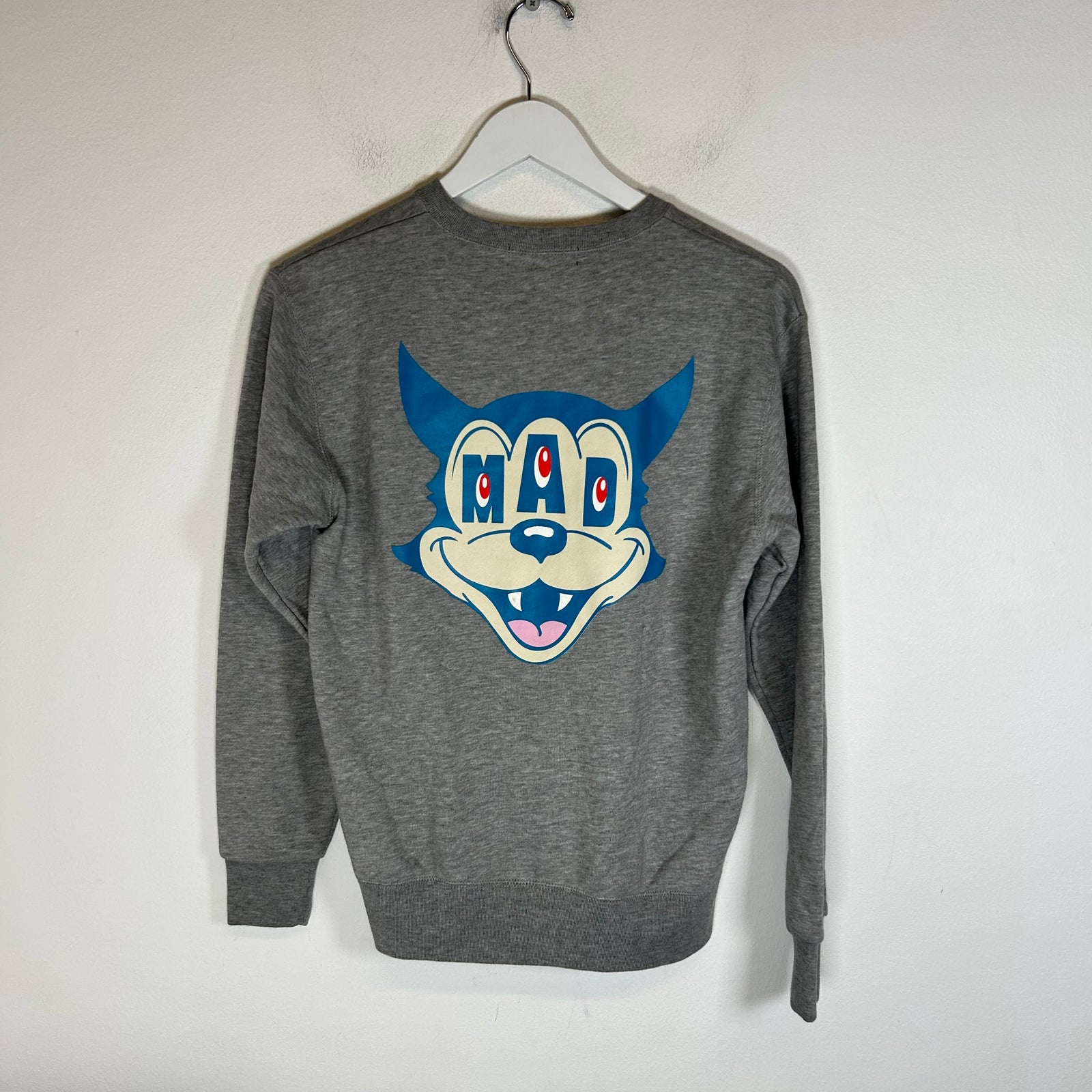 Undercover Grey Mad Dog Logo Crewneck Size S