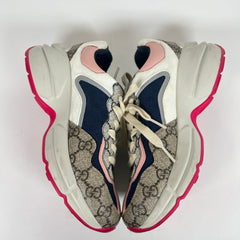 Gucci Multi Color GG Rhyton Sneaker Size 36