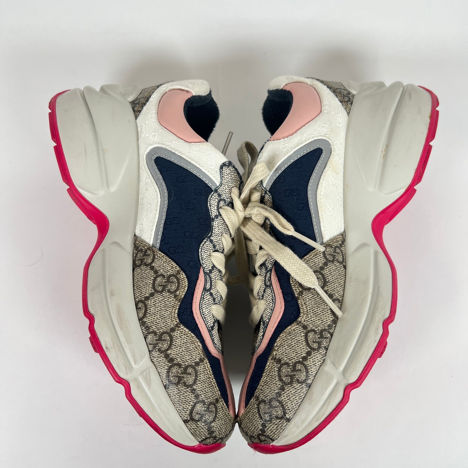 Gucci Multi Color GG Rhyton Sneaker Size 36