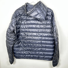 Moncler Navy Douret Hooded Nylon Down Jacket Size 5