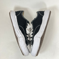 MMY Black/White Hank OG Sole Canvas Sneaker Size 45