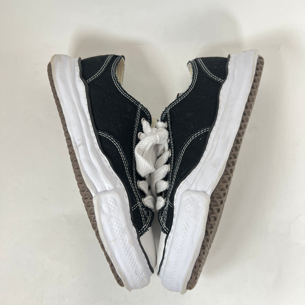 MMY Black/White Hank OG Sole Canvas Sneaker Size 45