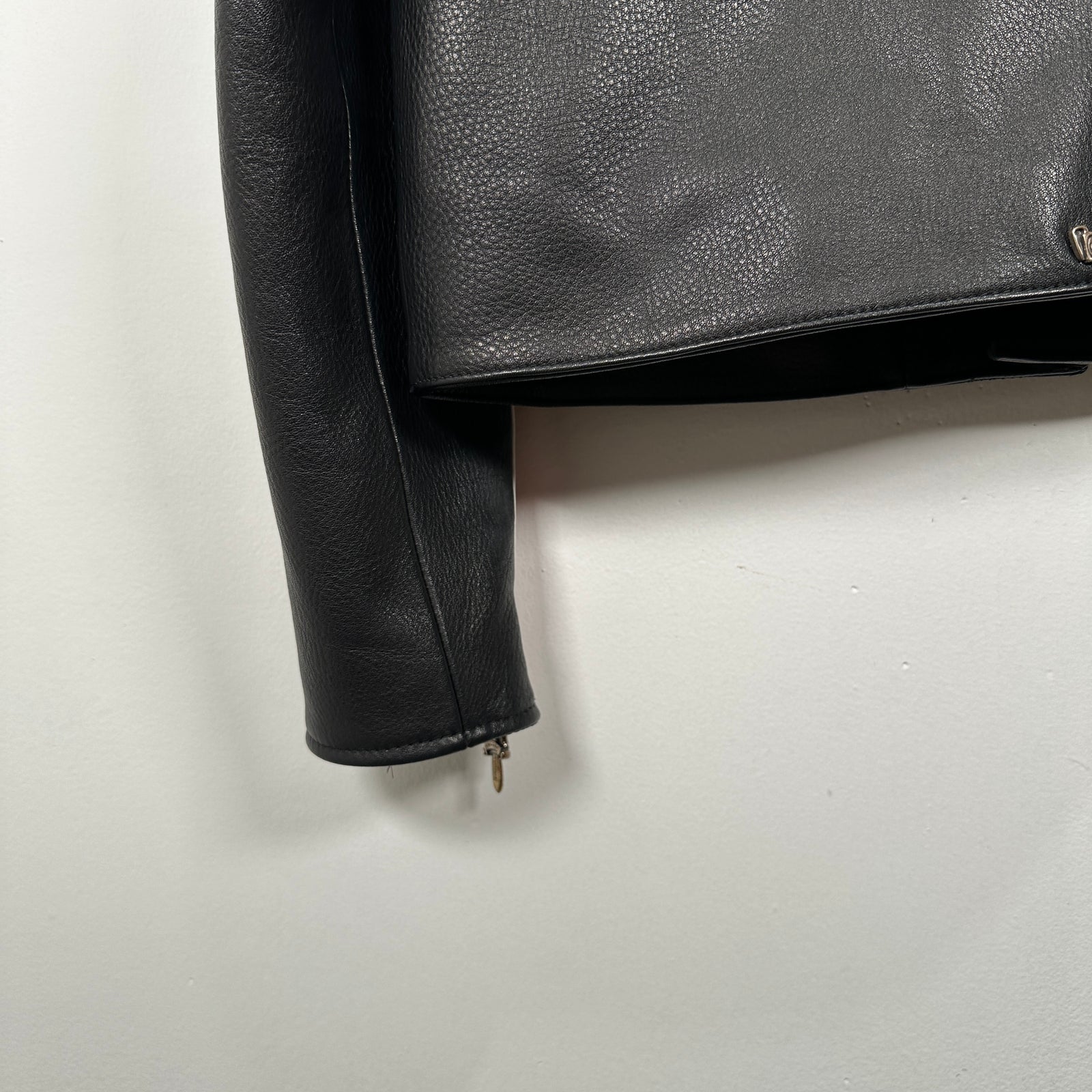Chrome Hearts Single Riders Cemetery Leather Jacket Size M