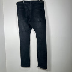 Purple Black Distressed Jeans Size 38