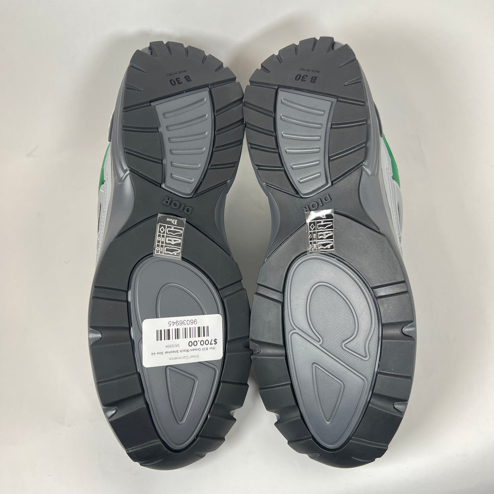 Dior B30 Green/Black Sneaker Size 44