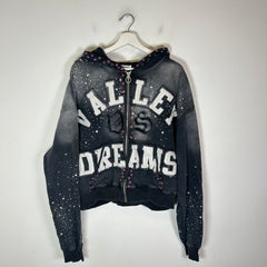 Vale Classico Valley Dreams Rhinestone Zip-Up Hoodie
