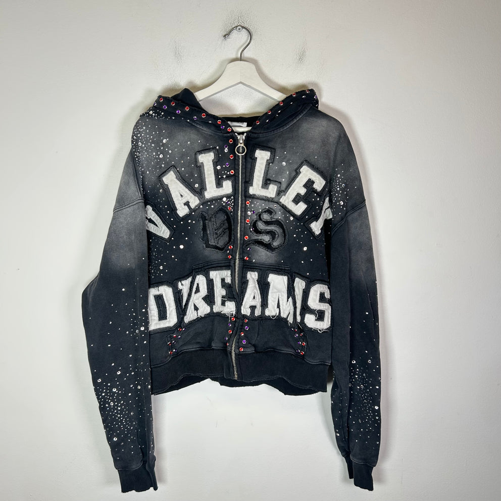 Vale Classico Valley Dreams Rhinestone Zip-Up Hoodie