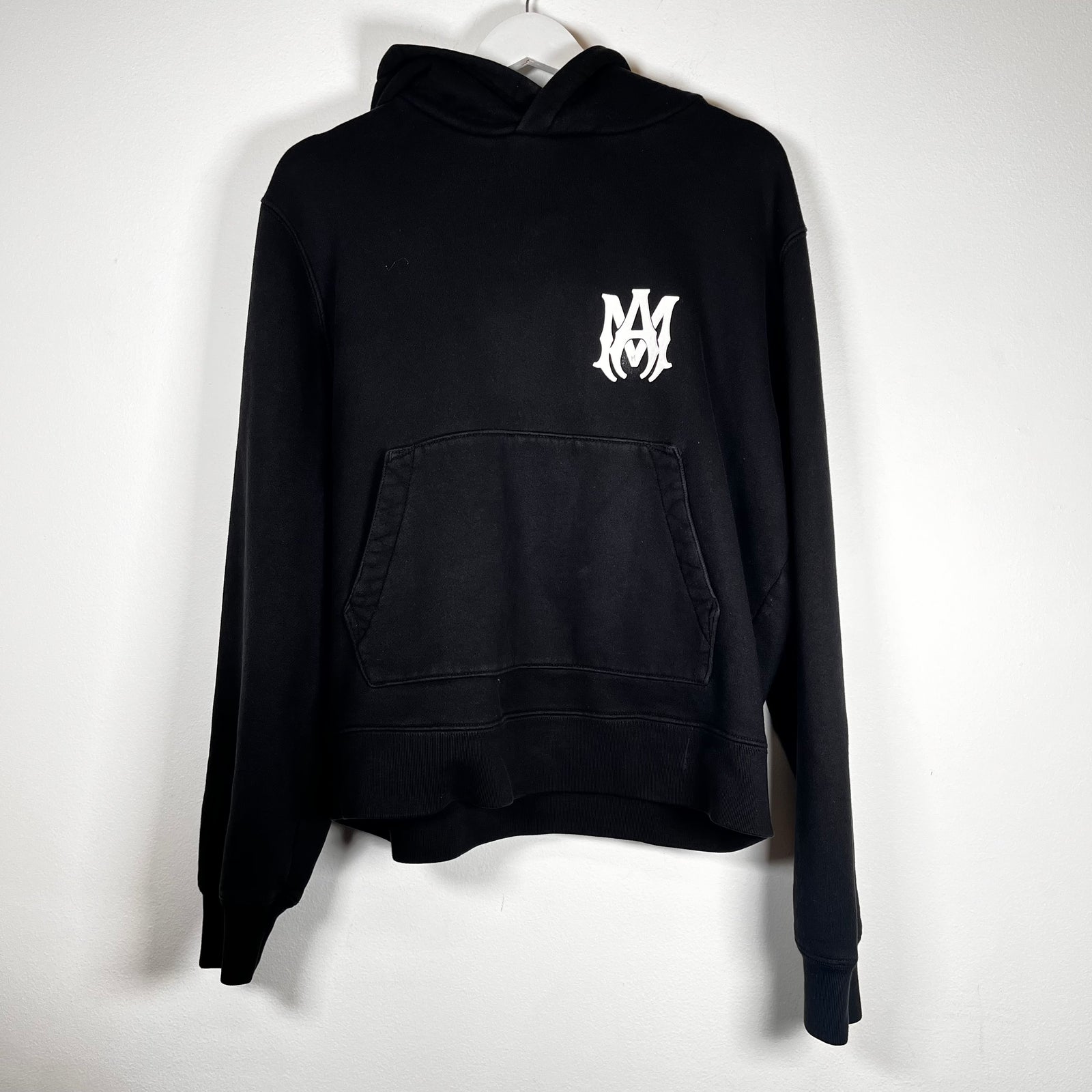 Amiri Black MA Core Hoodie Size M