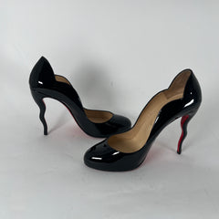 Christian Louboutin Hot Chick 100 Pumps Patent Heels Size 39