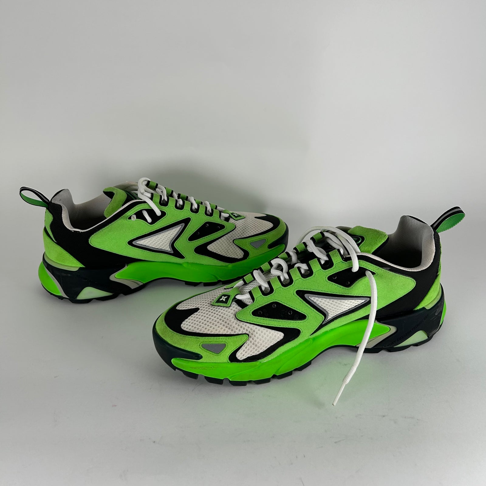 Louis Vuitton Green Tactic Sneakers Size LV 7.5
