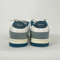 Amiri Vintage Denim Skeleton Low Top Sneaker Size 45