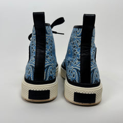Amiri Light Blue Bandana High Top Sneaker Size 43