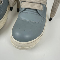 Rick Owens Jumbo Lace Geobasket Pale Blue Size 9