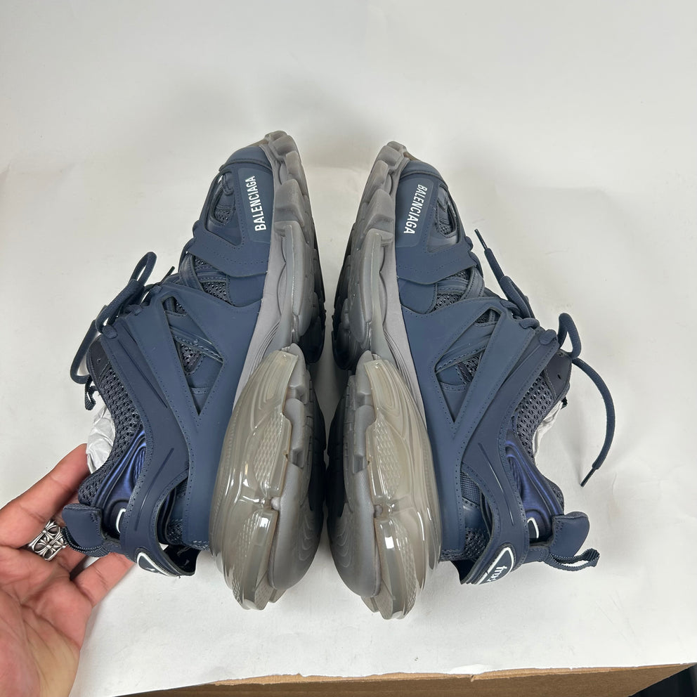 Balenciaga Navy/Grey Track Sneaker Size 42