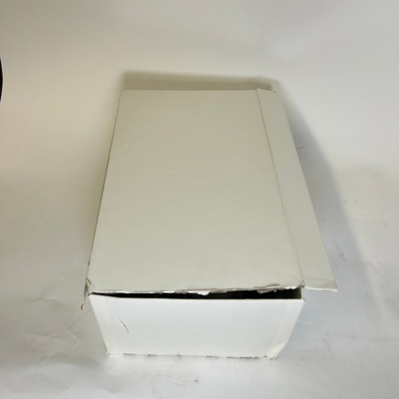 Maison Margiela Transparent Black Gum Gats Size 46