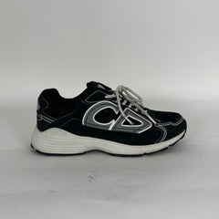 Dior B30 Black/Silver Low-Top Sneaker Size 42