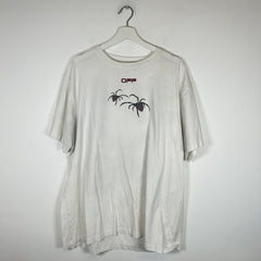Off-White Burgundy Spider Graphic T-shirt Size M