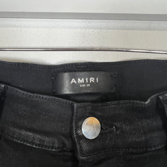Amiri Black MX1 Camo Leather Size 29