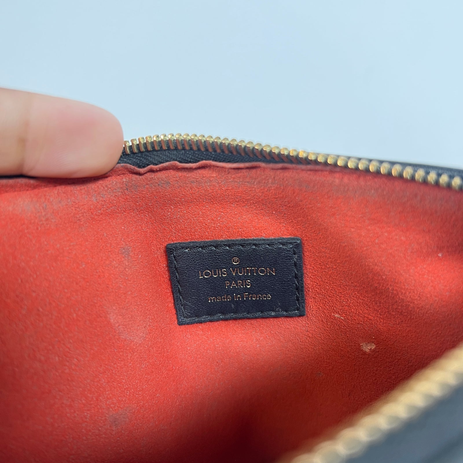 Louis Vuitton Black Lambskin Embossed Coussin BB Bag