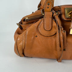 Chloe Paddington Lock Leather Handbag