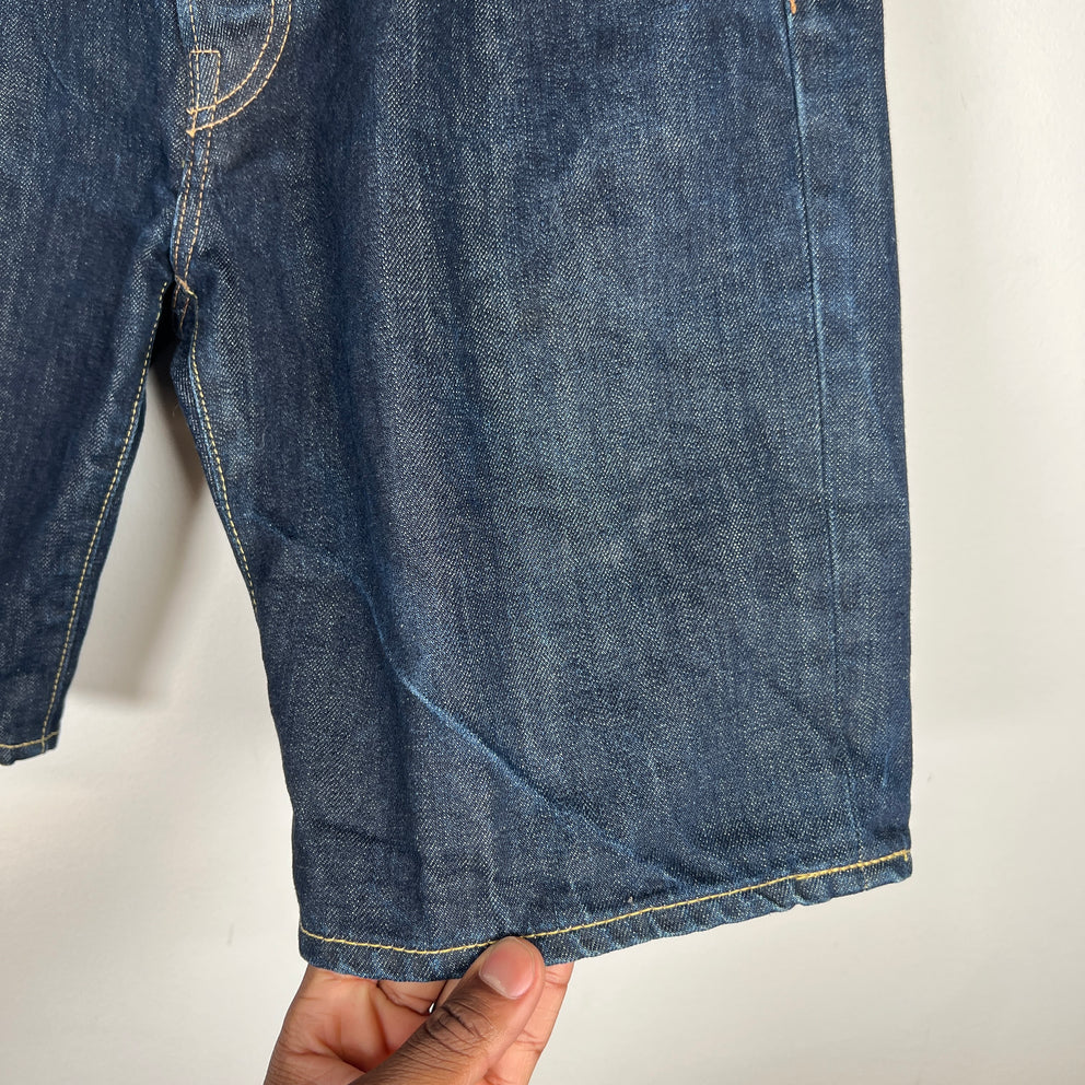 A Bathing Ape Blue Jean Shorts Size M