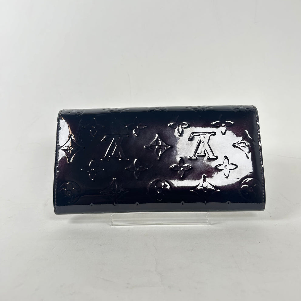 Louis Vuitton Portefeuille Monogram Vernis Sarah Wallet