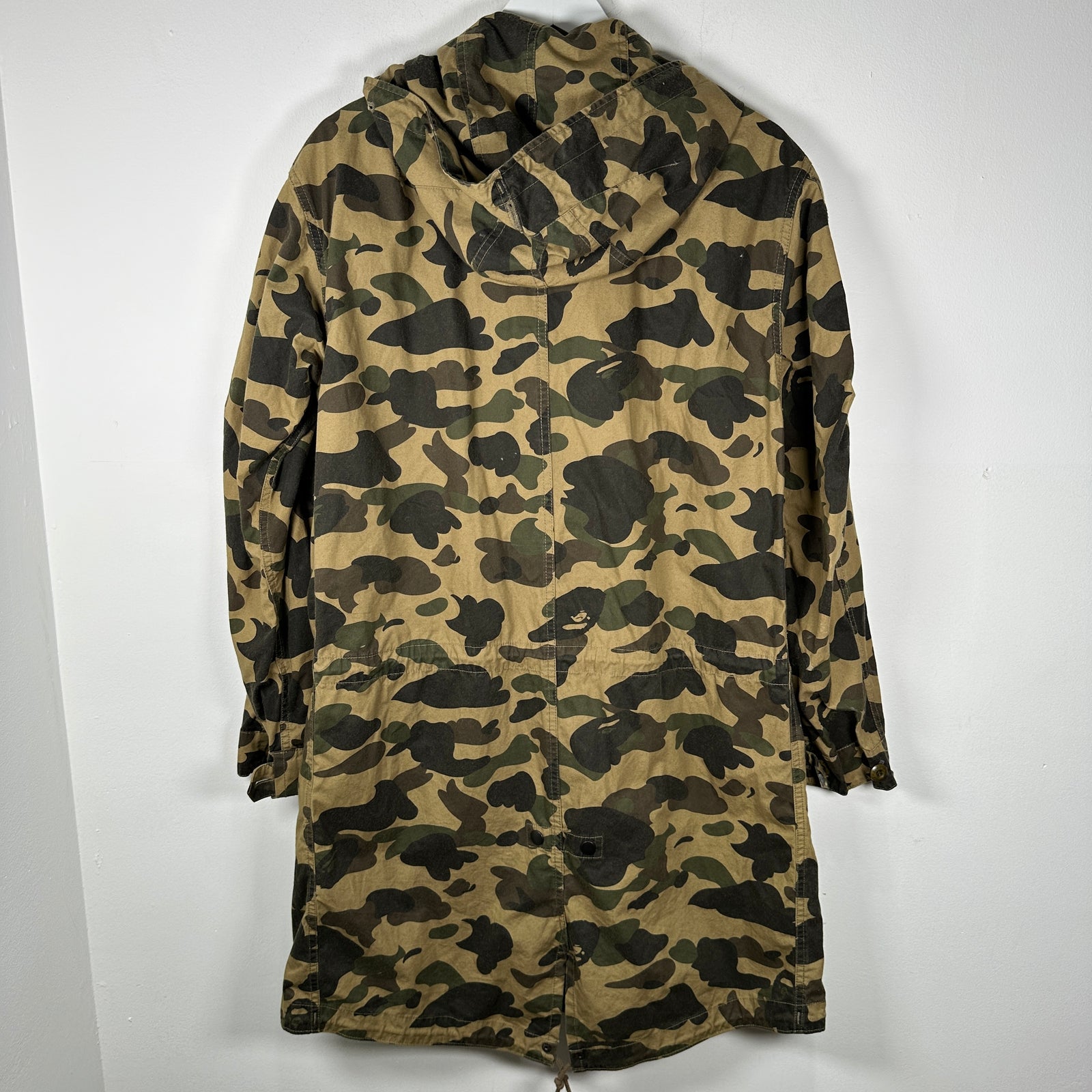 Bape Military Mod M-51 Long Jacket Size S