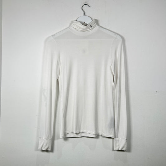 Raf Simons SS23 White 'R' Turtleneck Size M