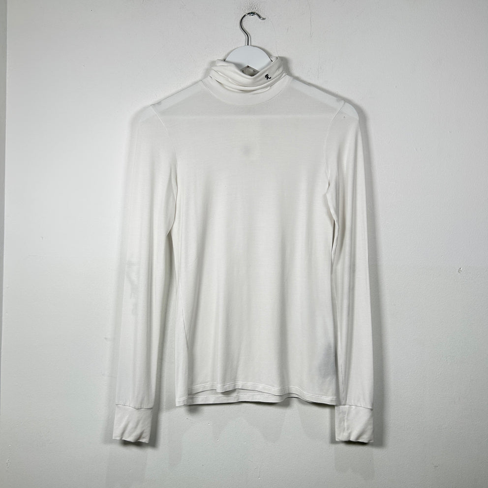 Raf Simons SS23 White 'R' Turtleneck Size M